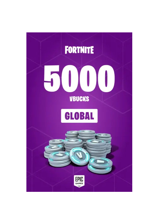 Fortnite - 5000 V-Bucks Card (Global) - Digital Key