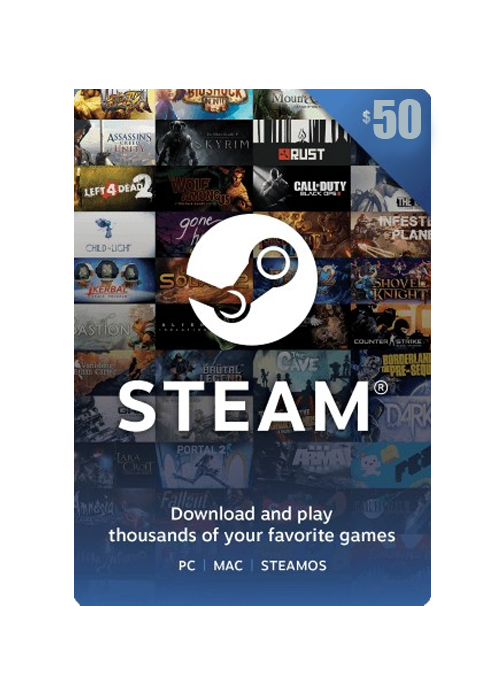 Steam Wallet Code USD 50 (US)